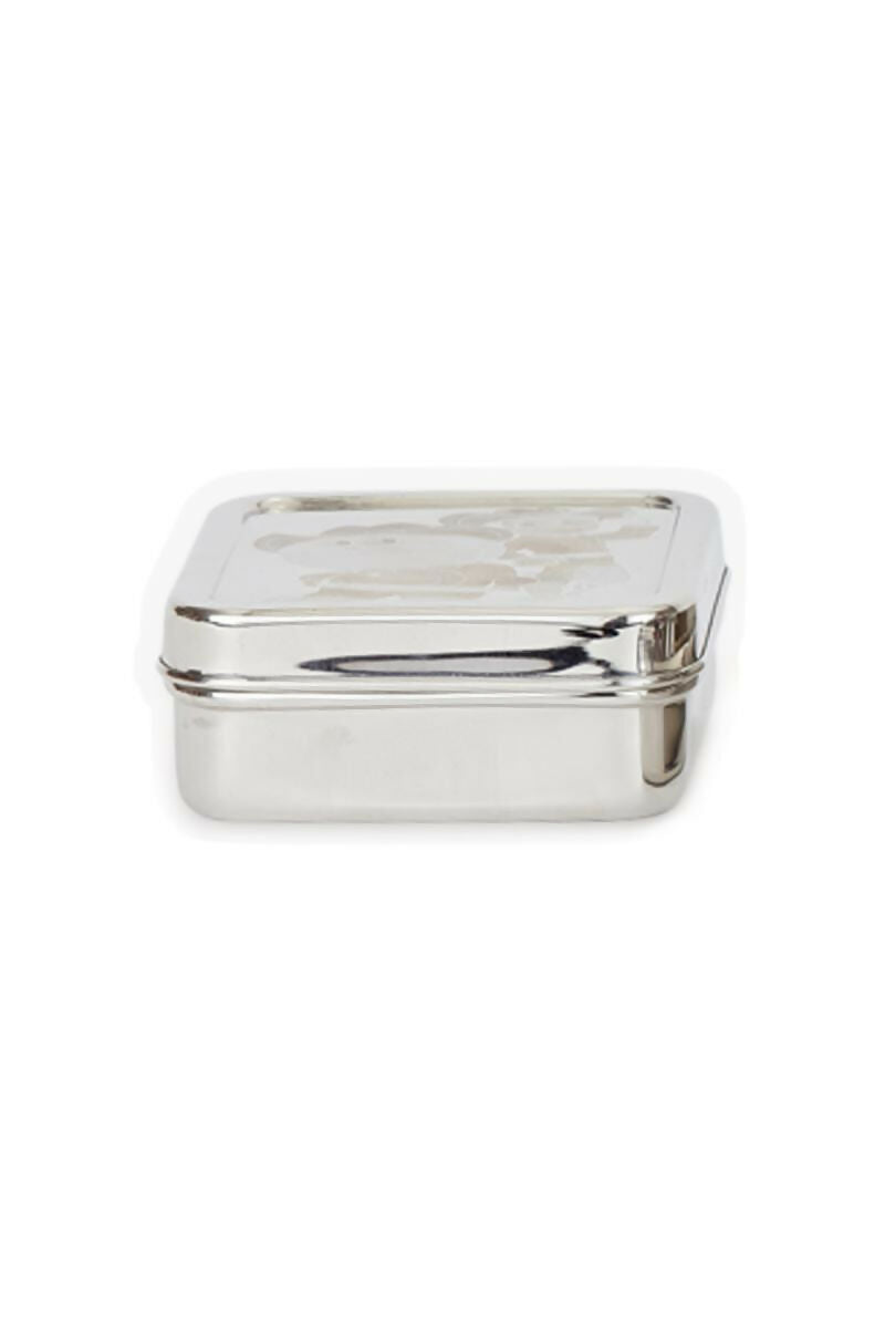 Zion Stainless Steel Doraemon Printed Square Lunch Box - 525 ml