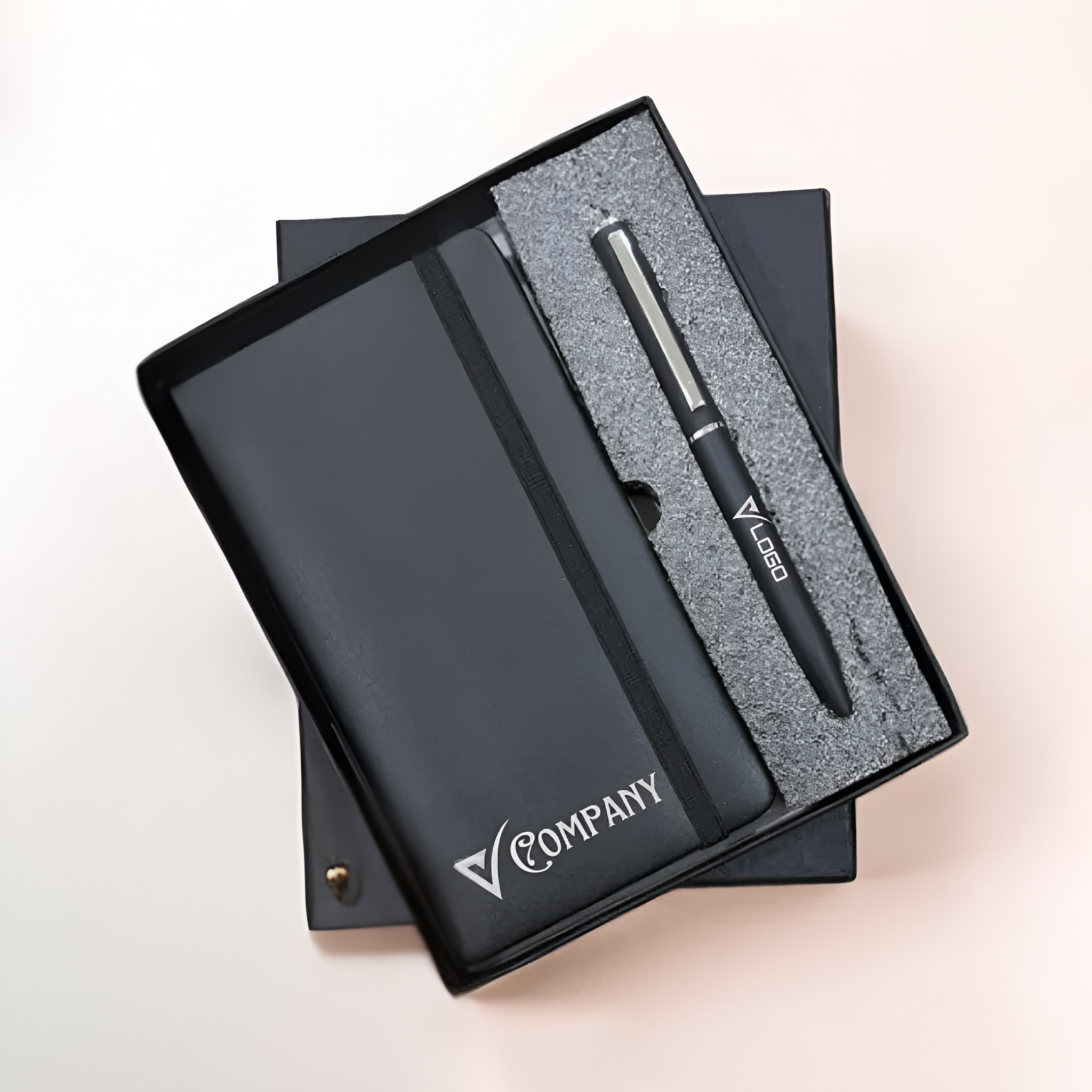 Executive Duo: Notebook and Pen Corporate Gift Set