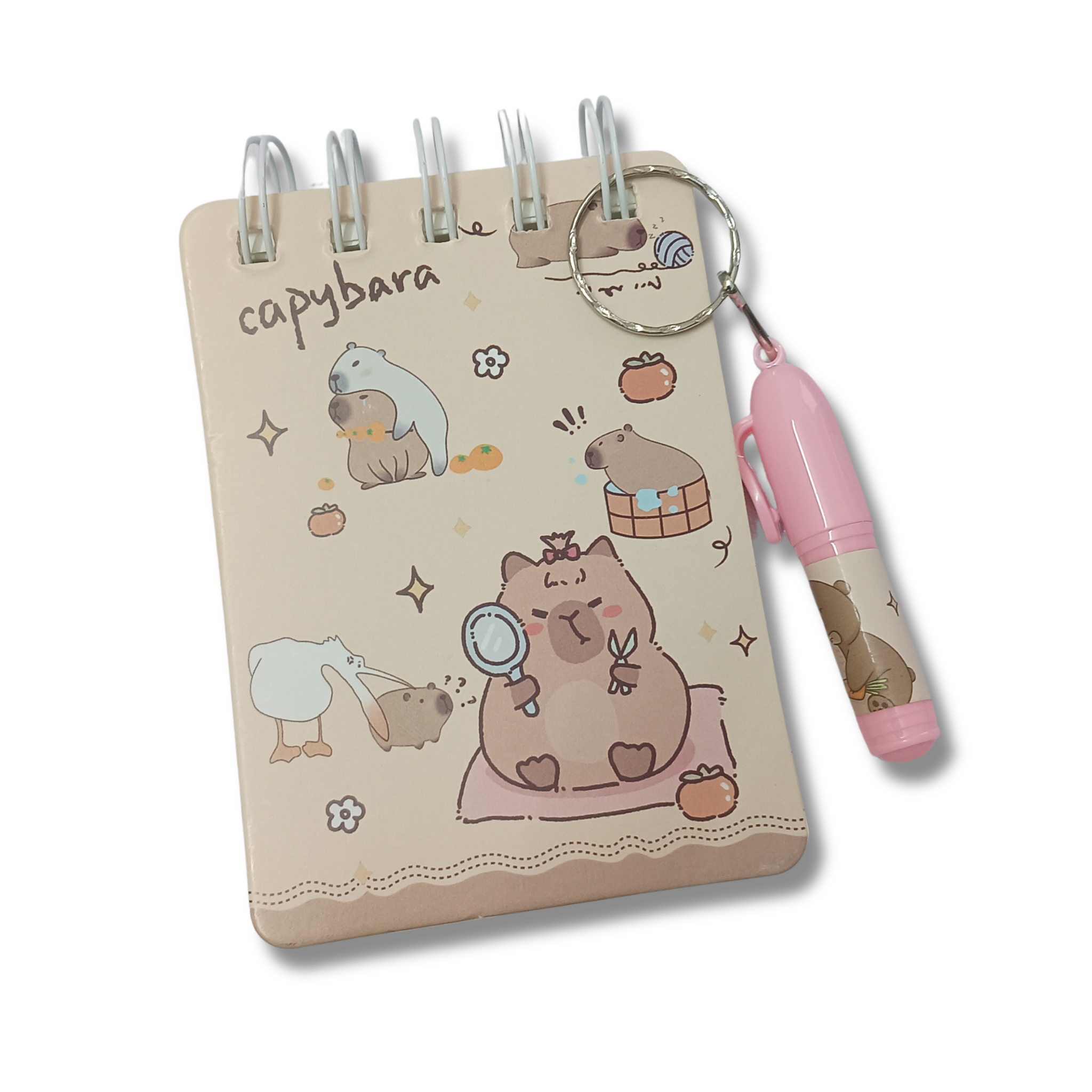 Capybara Mini Diary & Pen