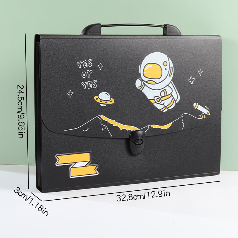 Space Theme Handbag Style File Folder