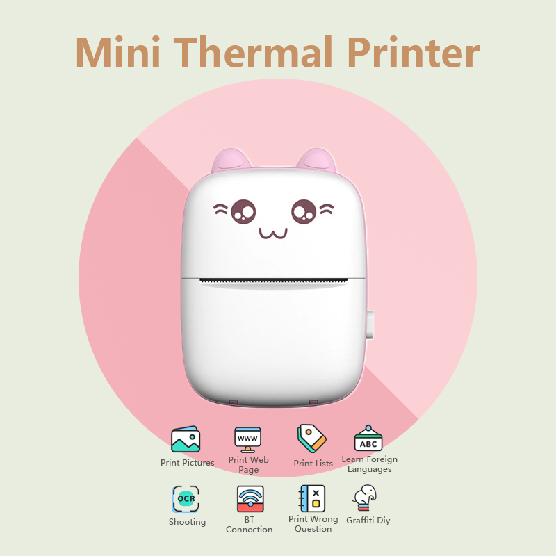 Mini Portable Thermal Printer