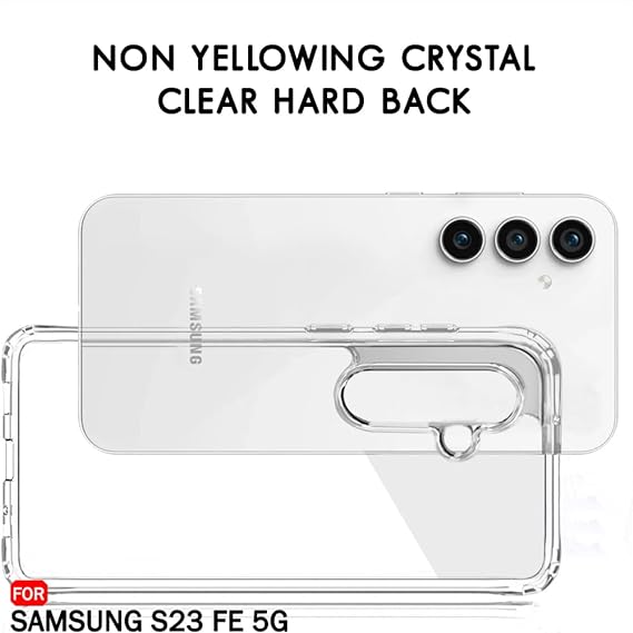 Crystal Clear Transperant case for Samsung S23 Fe