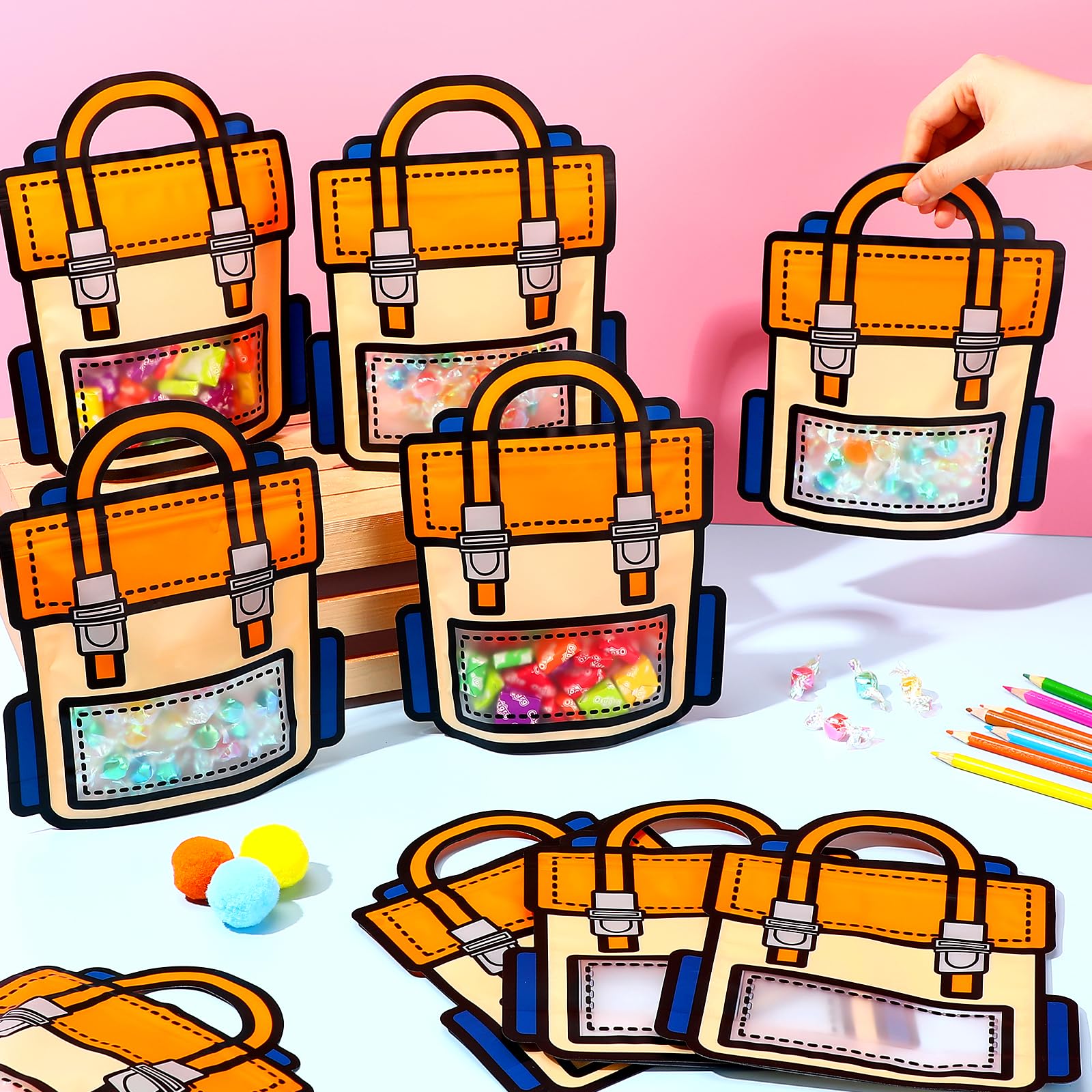 School bag Candy Zipper Pouch