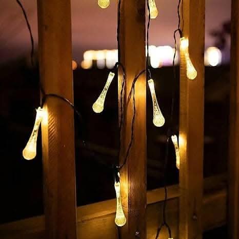 Decorative Water Drop Bulb String Lights (14 Lights)