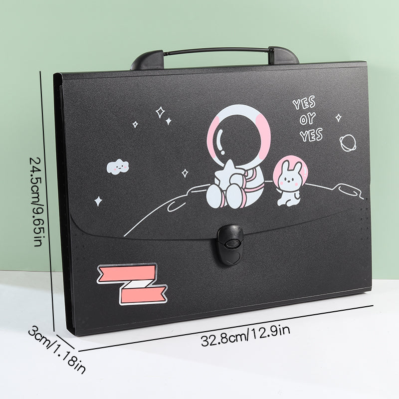 Space Theme Handbag Style File Folder