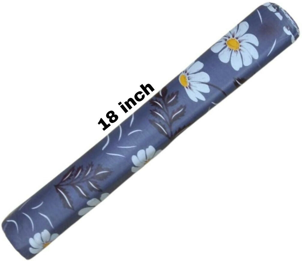 Mopak Decor ShelfLiner used for Wardrobe kitchen cabinet Drawer Slab Roll (Blue Flower)