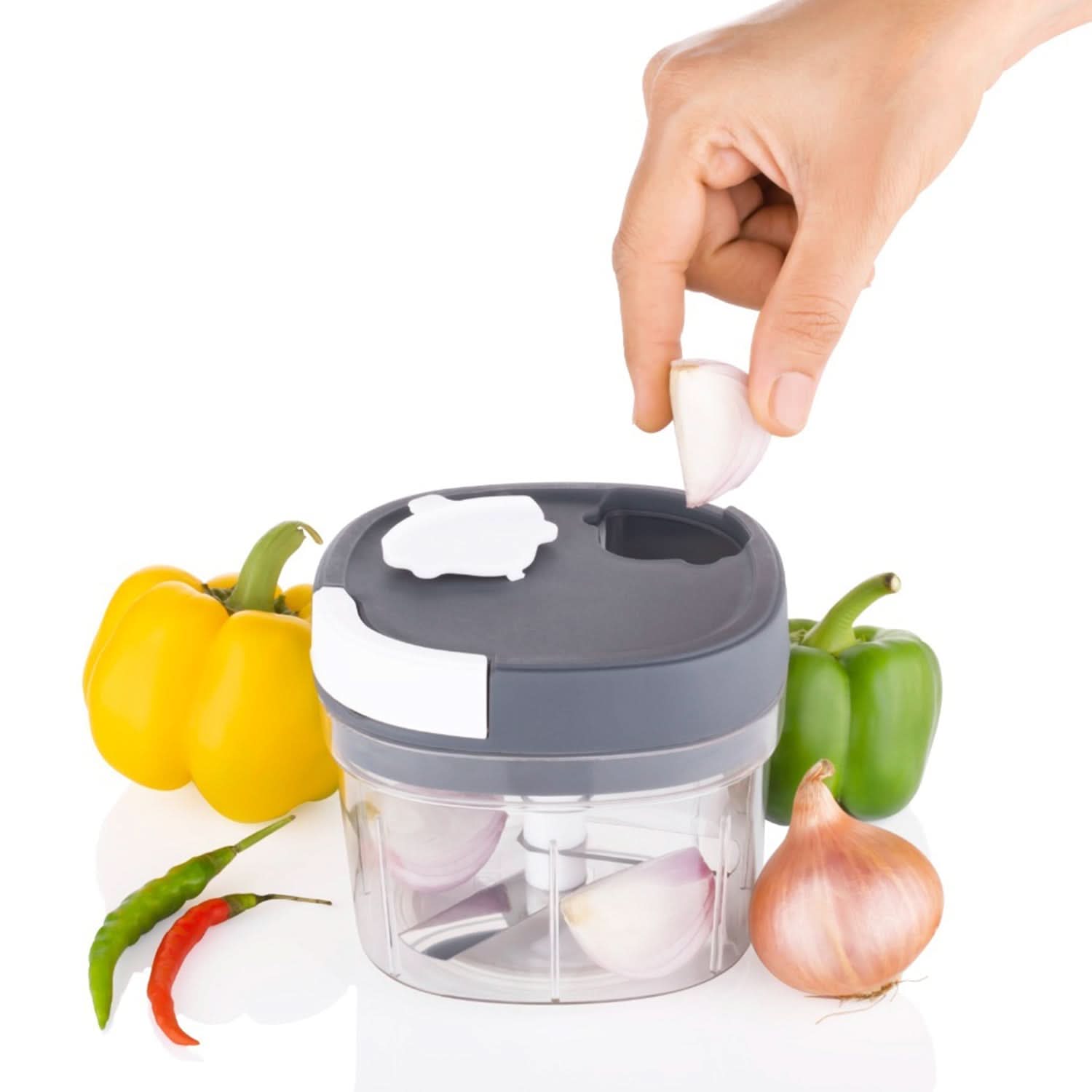 600ml Handy Squash Chopper – Compact & Efficient Food Processor for Quick Chopping
