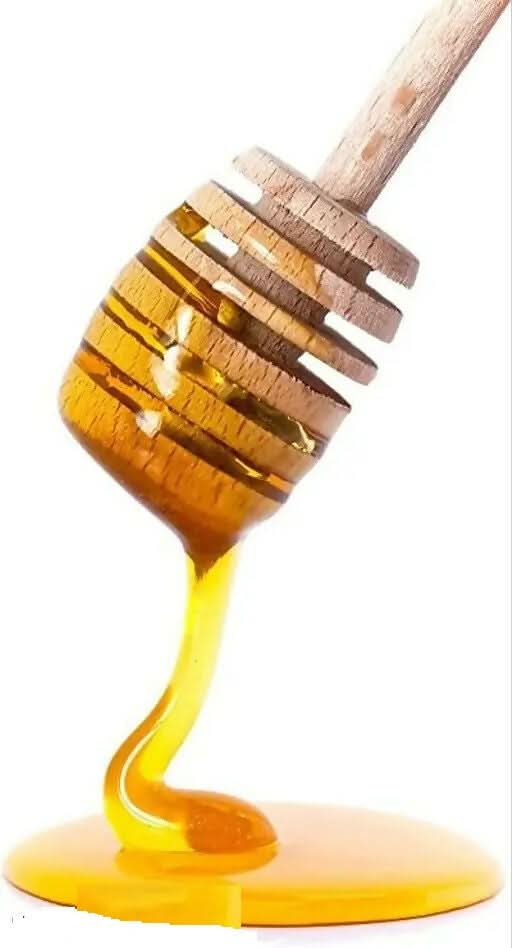 Multispace 2-Piece Mini Reusable Wooden Honey Dipper Sticks