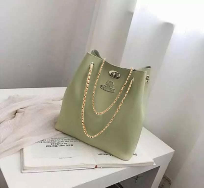 Women Green Shoulder Bag