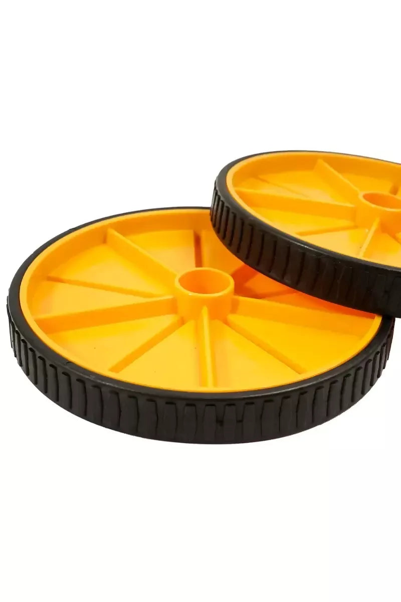 Double Wheel Abs Roller (Pack Of 1, Orange)