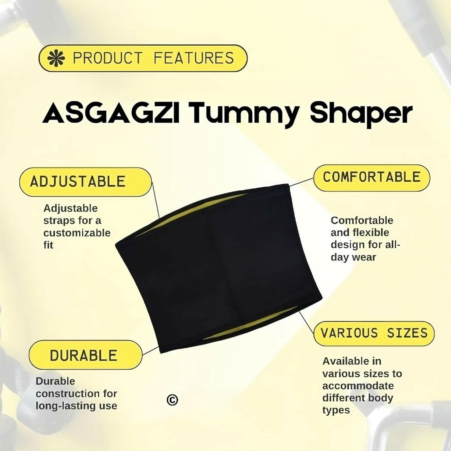Sweat Slim Tummy Shaper Belt (Unisex)