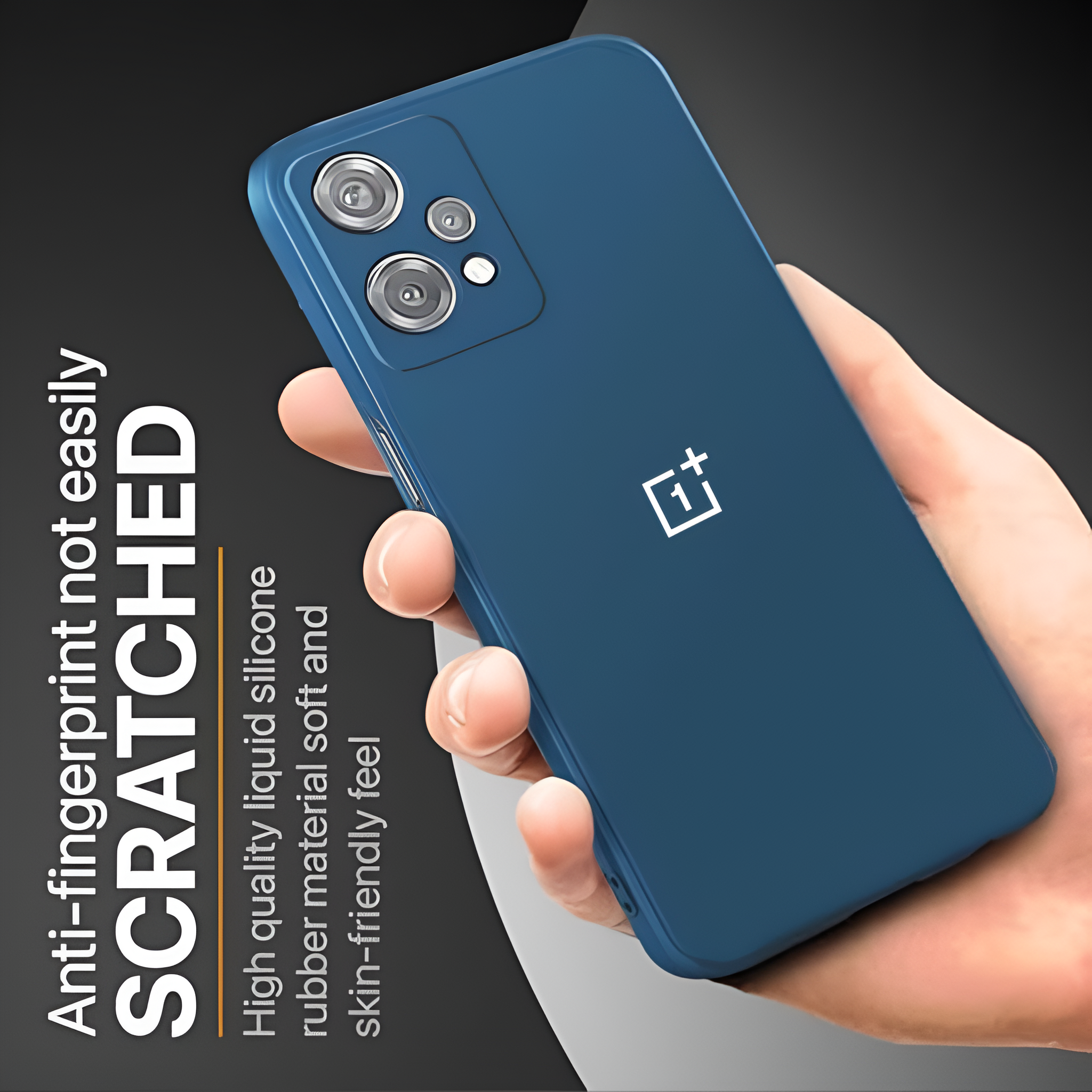 Dark Blue Candy Silicone Case for Oneplus Nord CE 2 Lite