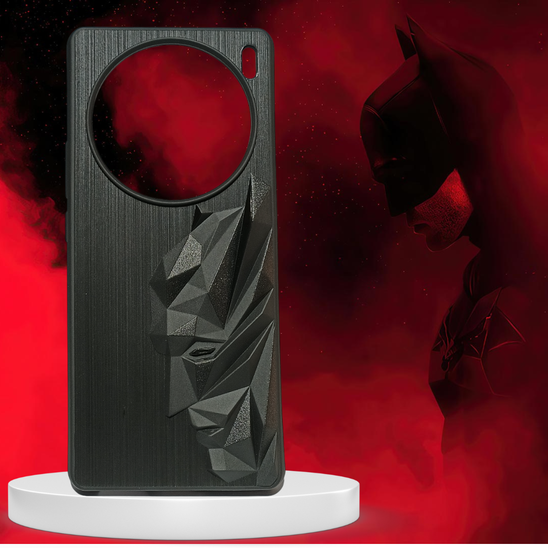 Superhero Engraved logo silicon Case for Vivo X100