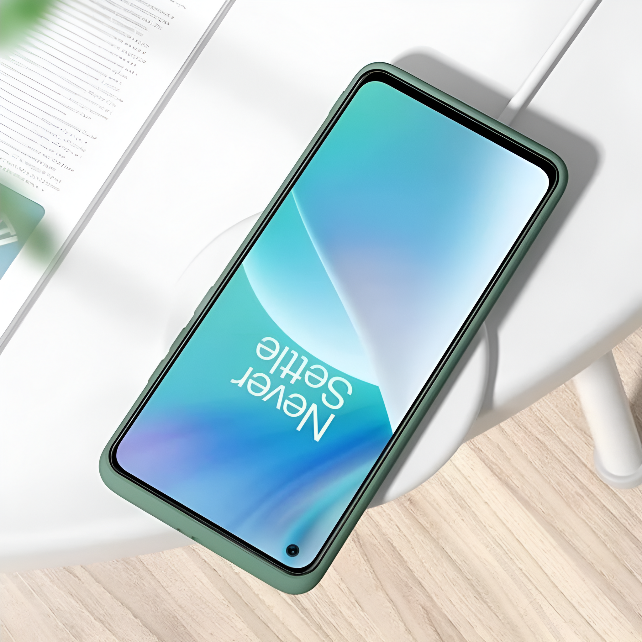 Dark Green Candy Silicone Case for Oneplus Nord 2T