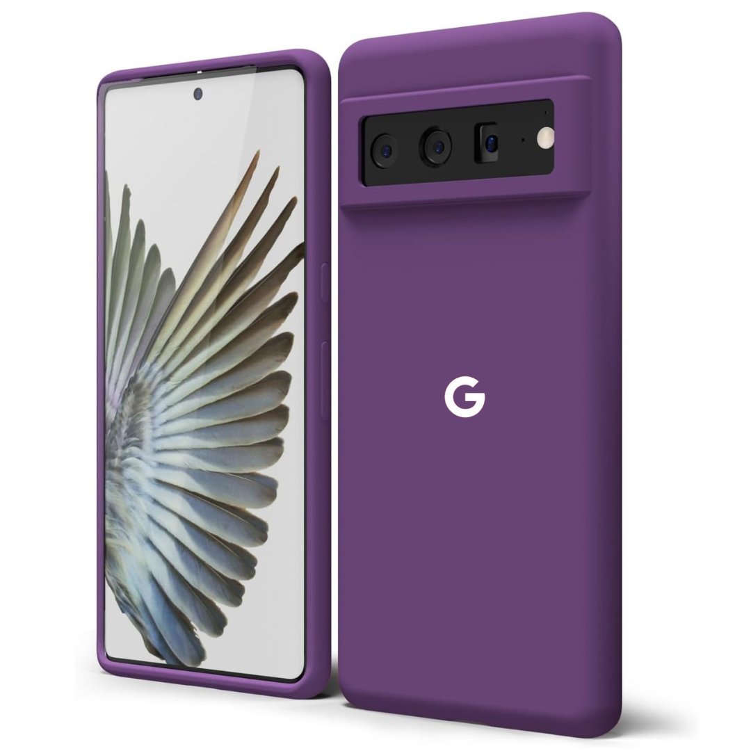 Dark Purple Original Silicone case for Google Pixel 6A
