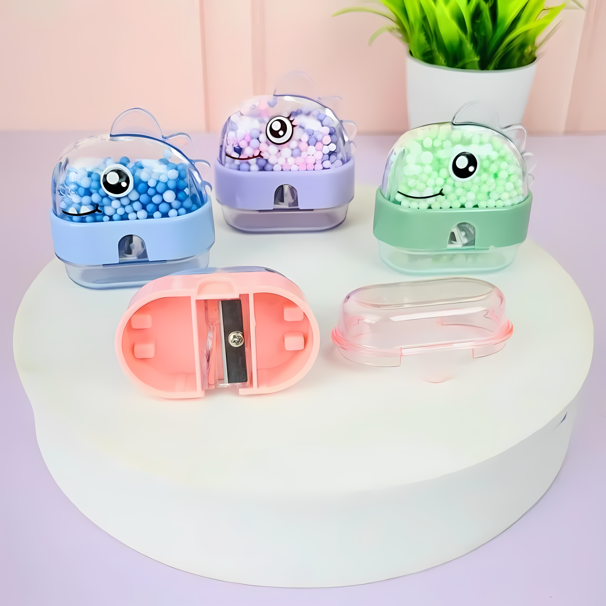 Cute Dinosaur Design Pencil Sharpener