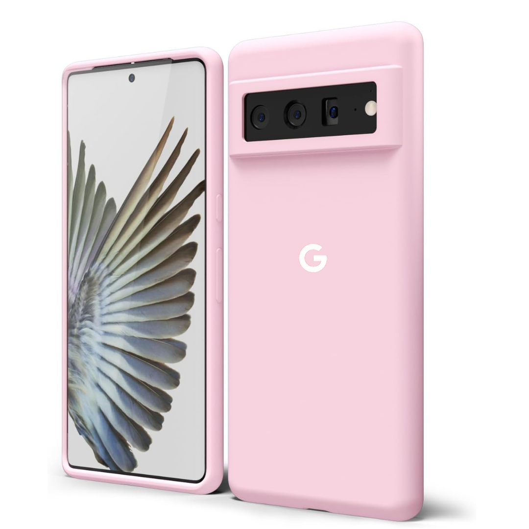 Pink Original Silicone case for Google Pixel 6A