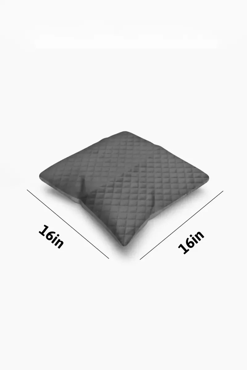 Polyester Quilt Cushion Cover - 1pc