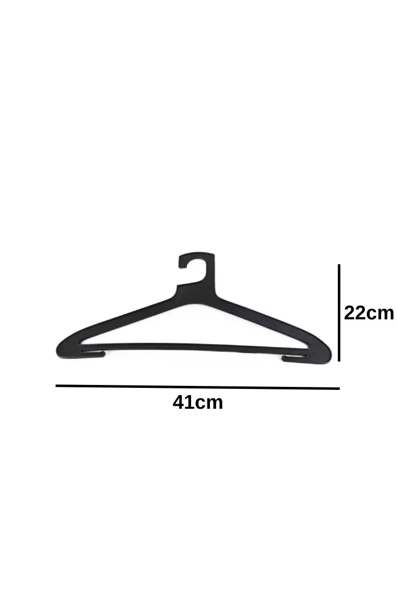 Plastic Cloth Hanger Set - 3 Pcs
