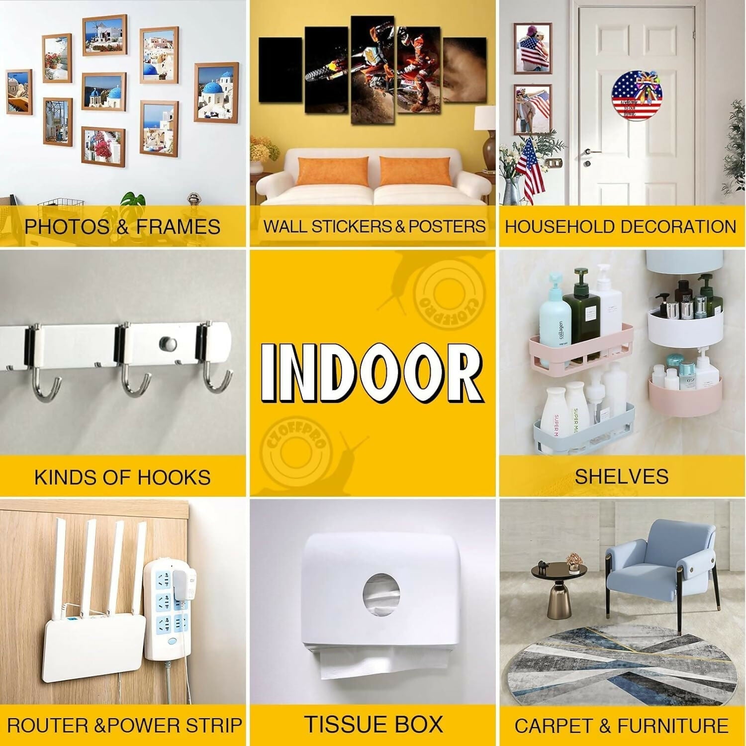 Nano Double-Sided Super Sticky Gel Tape – Multipurpose Mounting Grip