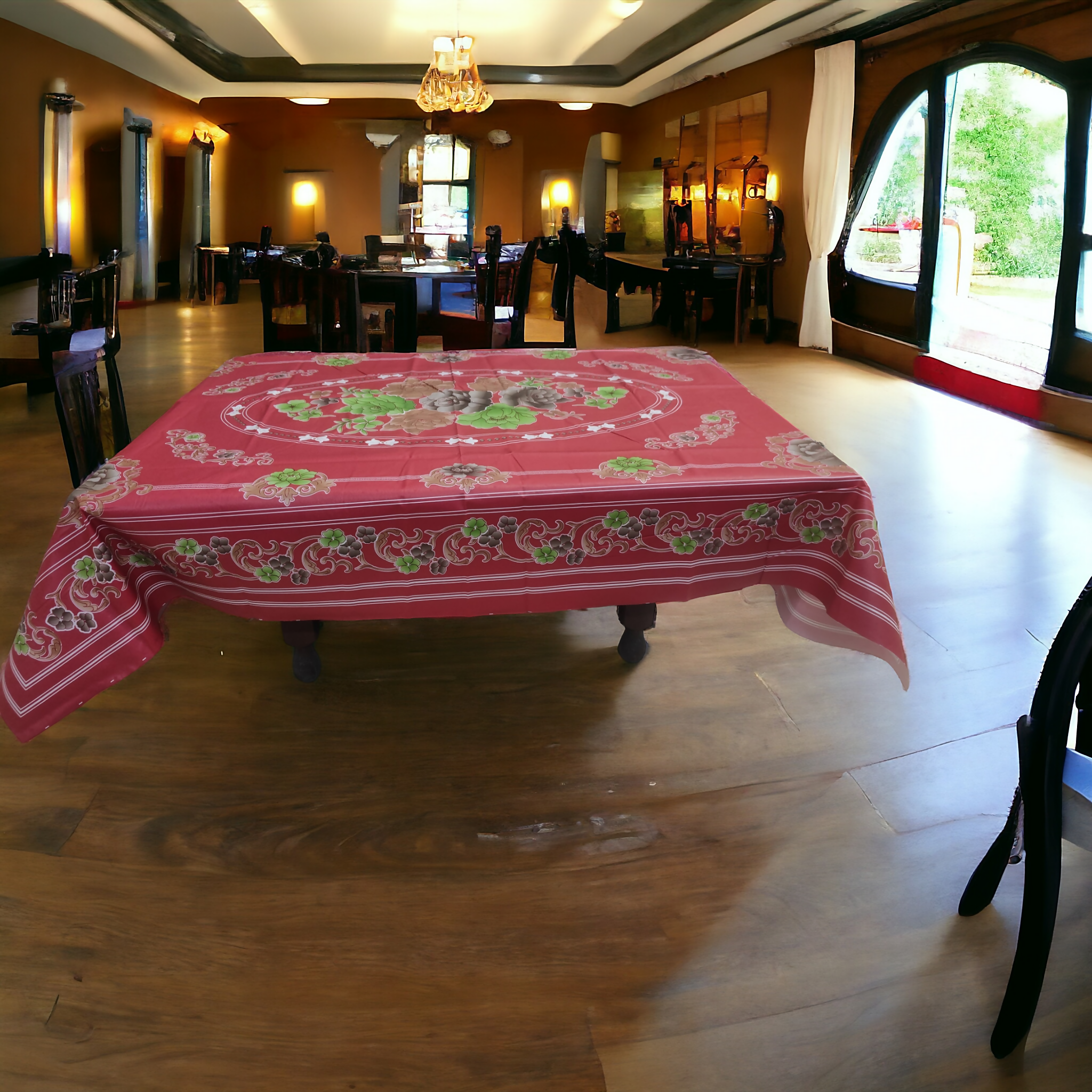 MD Table Cover 3D Printed Polyester for 2 to 4 Seater Tables (40 x 56 Inches)