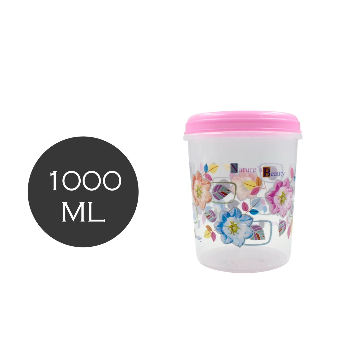 3 Pc Plastic Storage Container Set – 1000ml, 2000ml, 3000ml