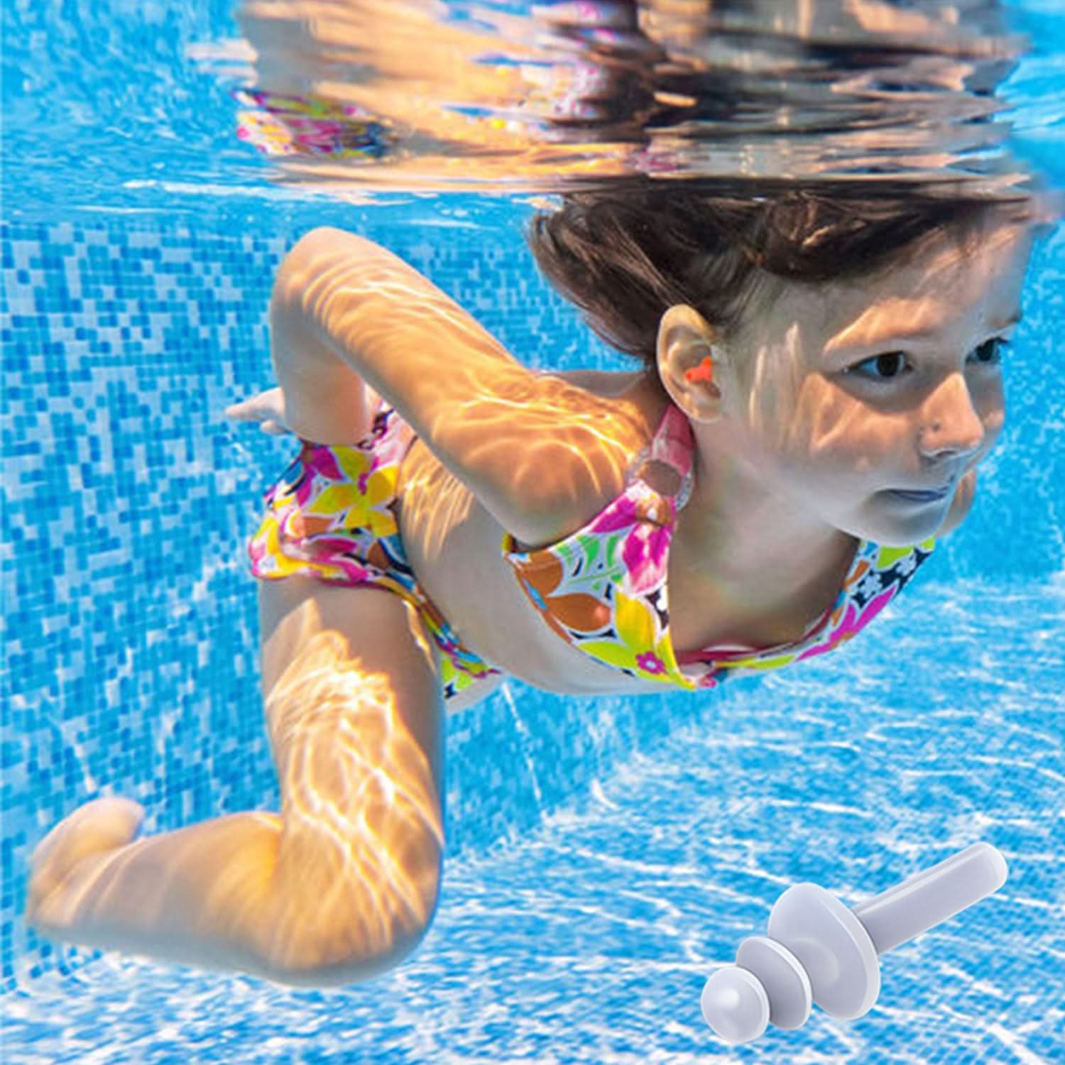 Swimming Goggles With Adjustable Clear Vision Anti-fog Waterproof Swimming Goggles