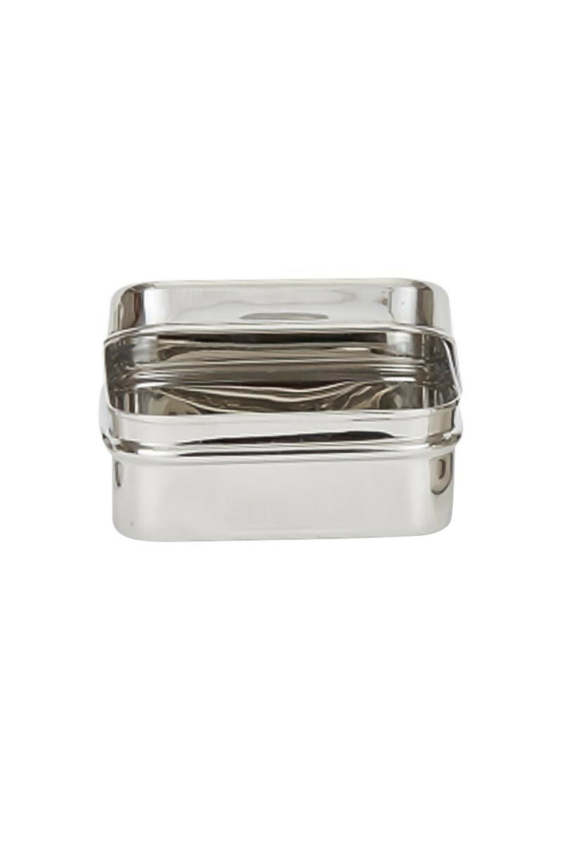 Zion Stainless Steel Doraemon Printed Square Lunch Box - 525 ml