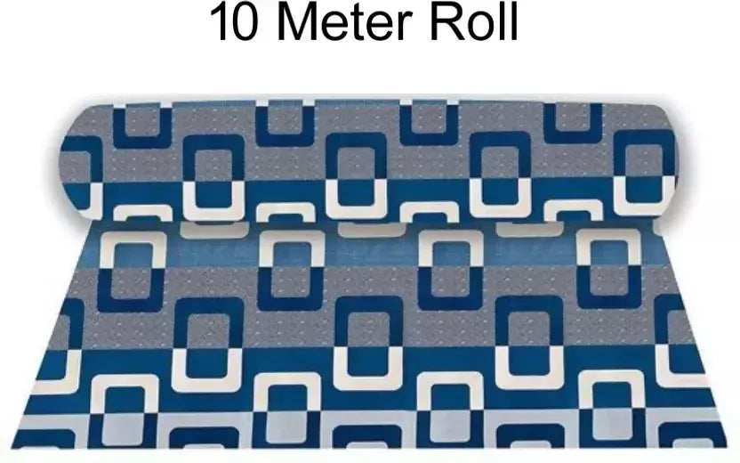 Mopak Decor Shelf Liner used for Wardrobe kitchen cabinet Drawer Slab Roll - (Blue)