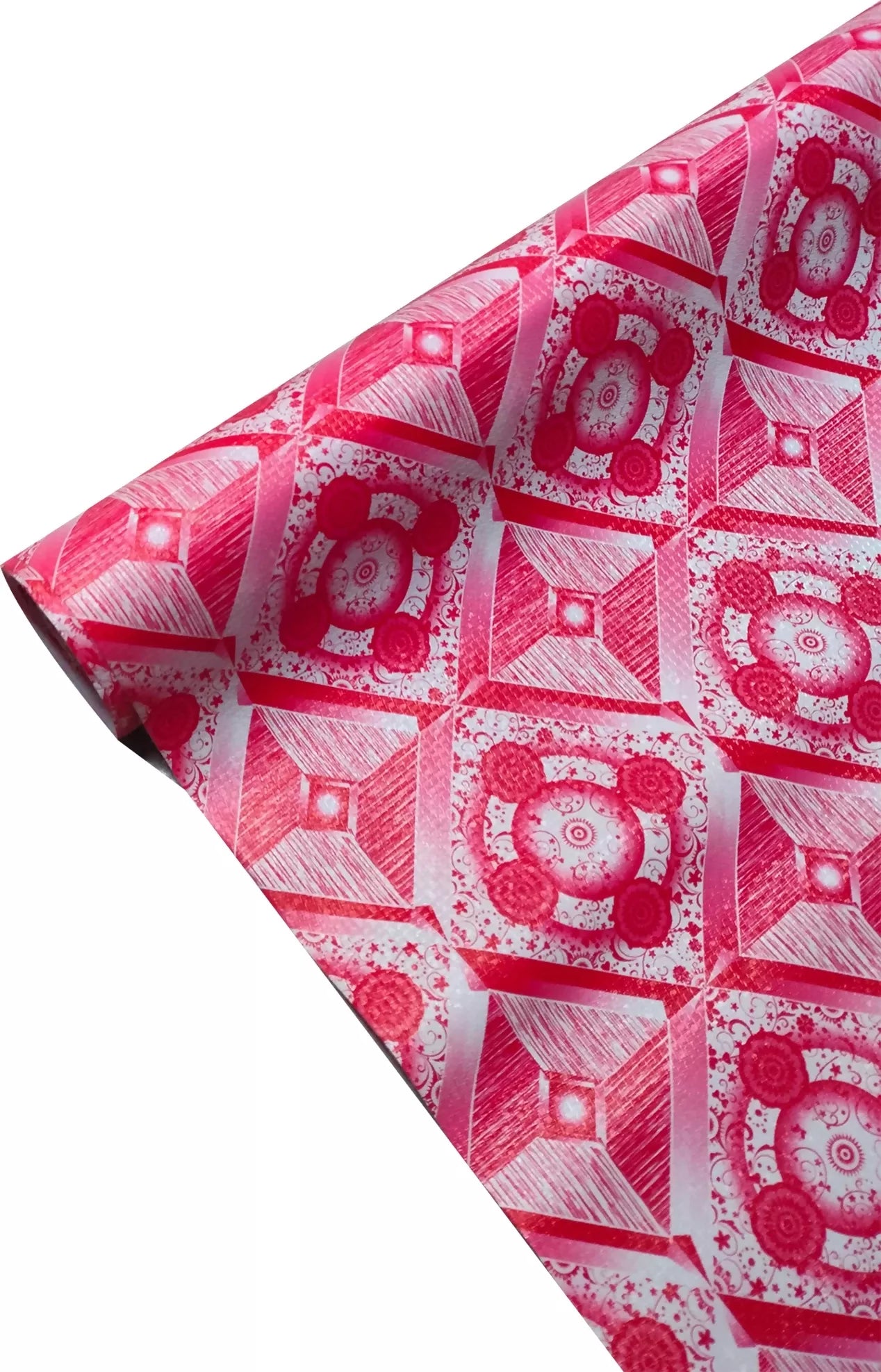 Mopak Decor ShelfLiner used for Wardrobe kitchen cabinet Drawer Slab Roll (Pink Round Box)
