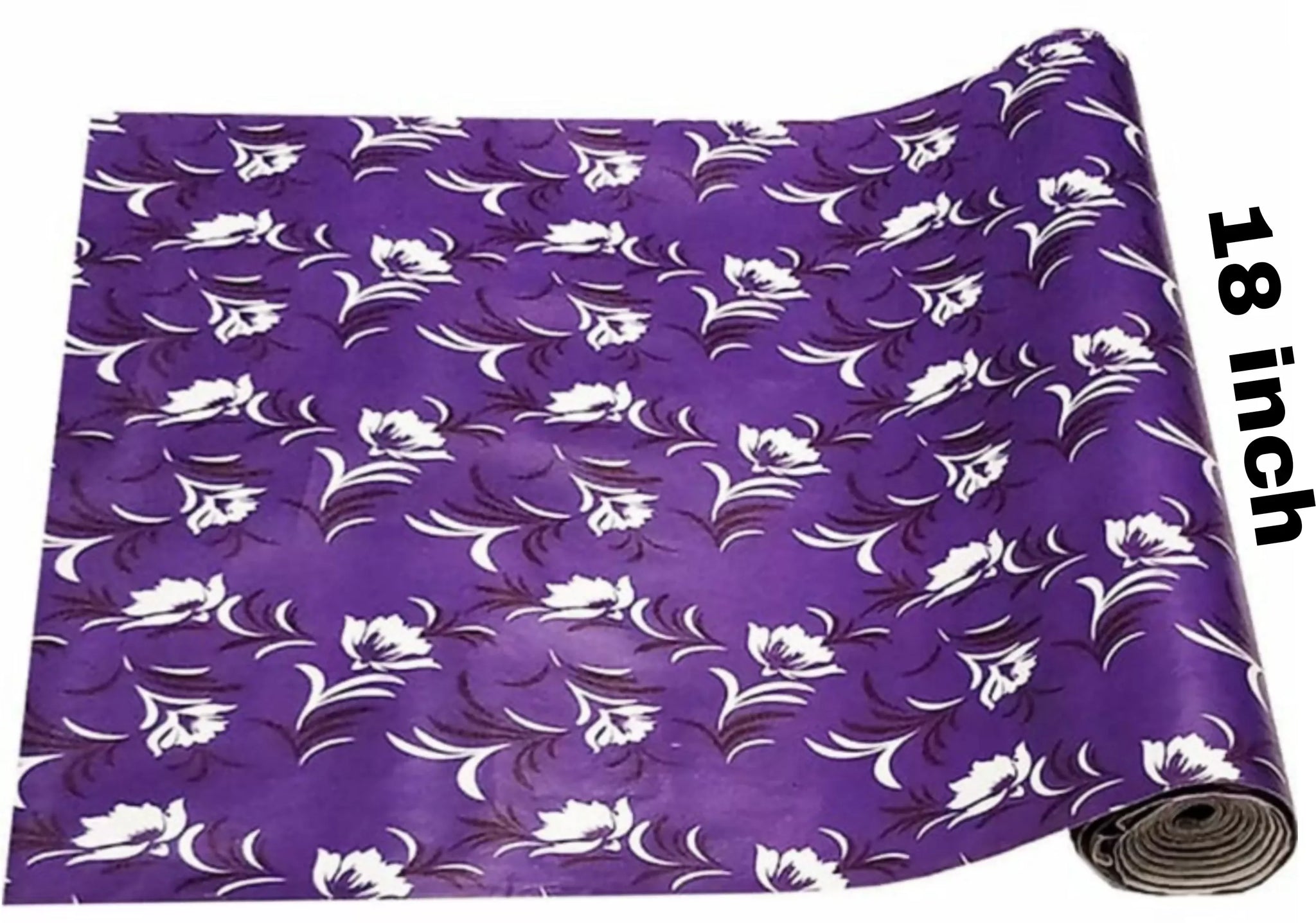 Mopak Decor Polyester Solid Fridge Mat & Cover - (Purple)