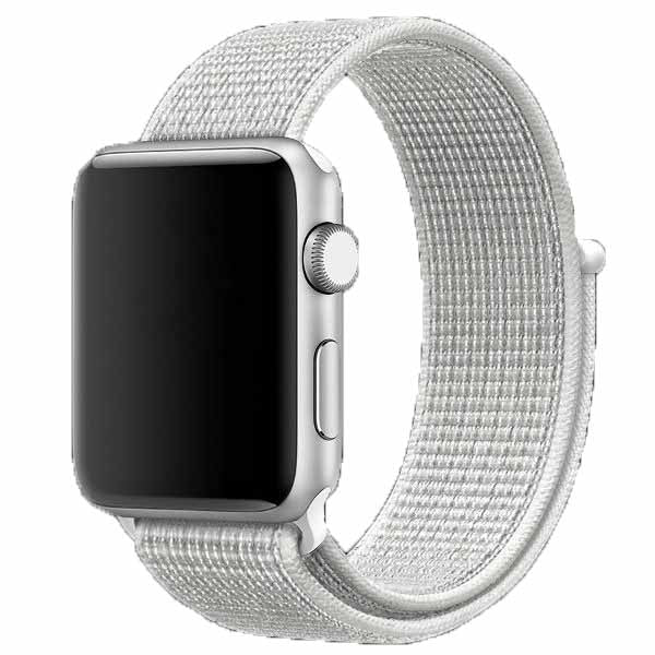 White Nylon Strap For Smart Watch 20mm