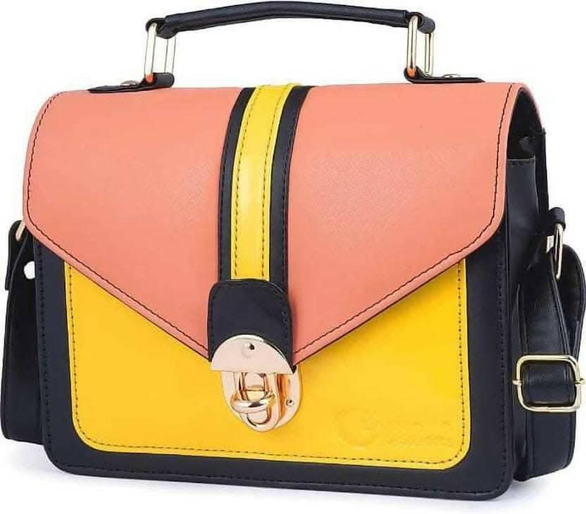SAGIRON Women Orange, Sling Bag - Regular Size