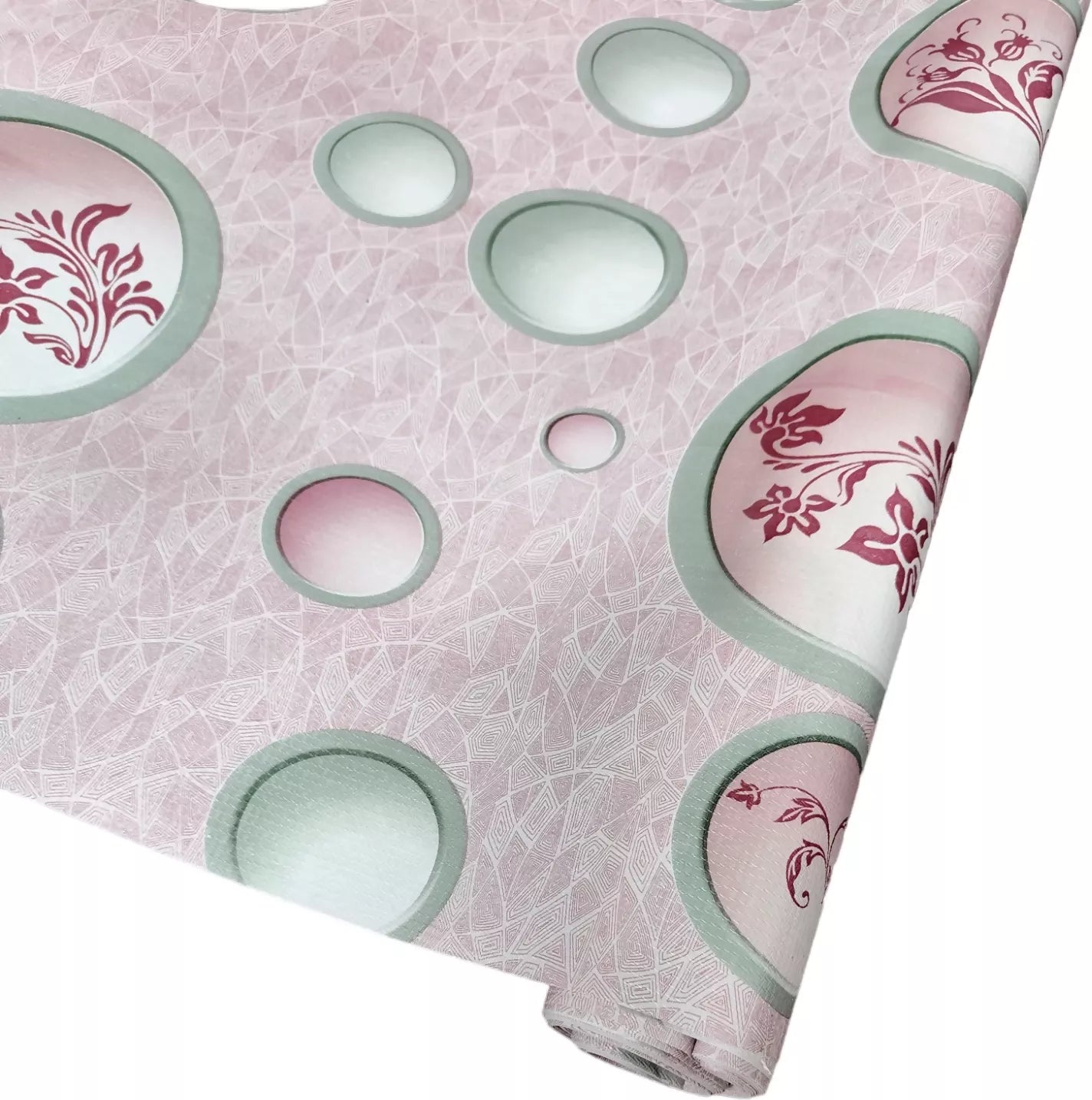 Mopak Decor Polyester Solid Drop Fridge Mat & Cover - Pack of 1 (5 Meter).