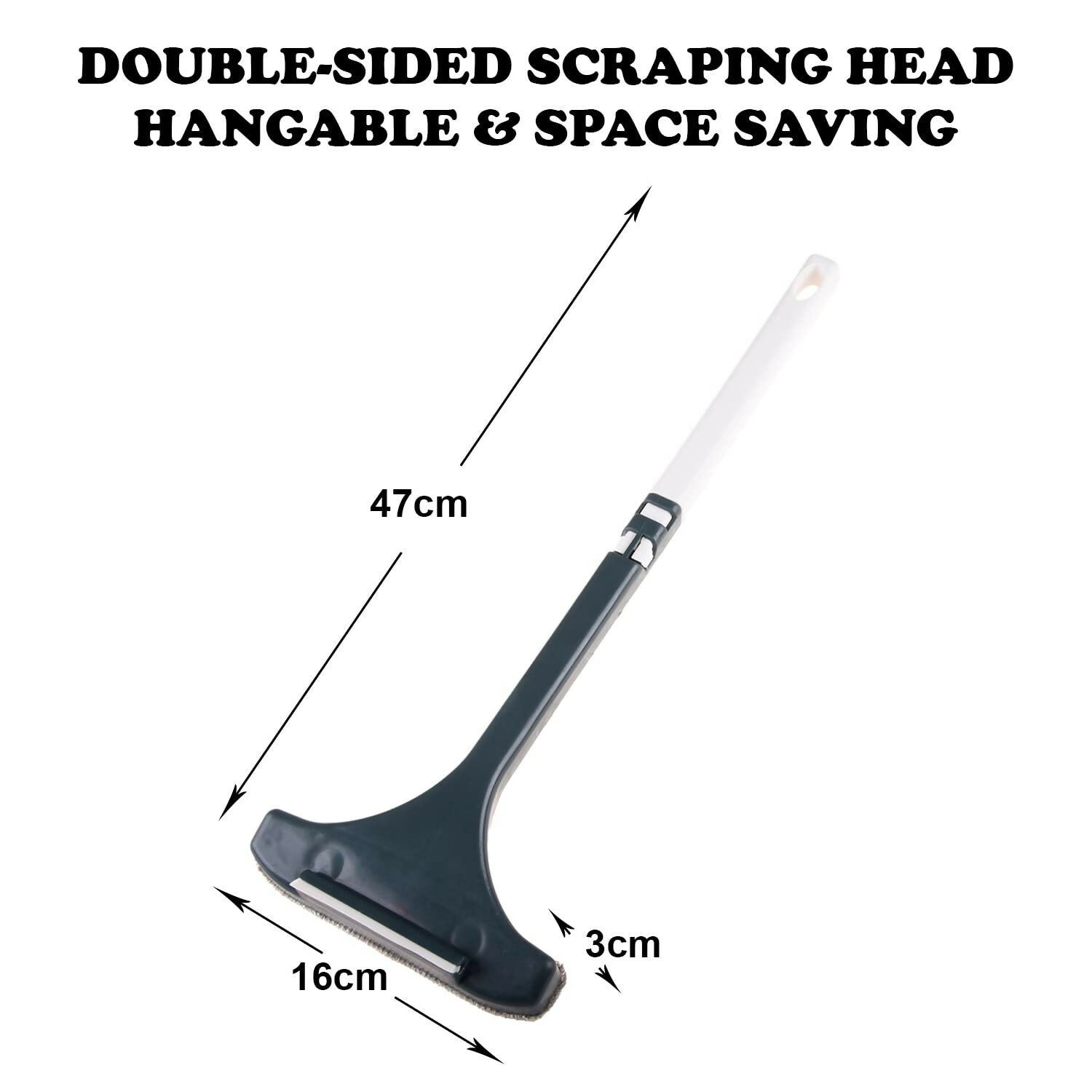 2-in-1 Mesh Cleaning Brush with Detachable Handle Glass & Window Cleaning Wiper