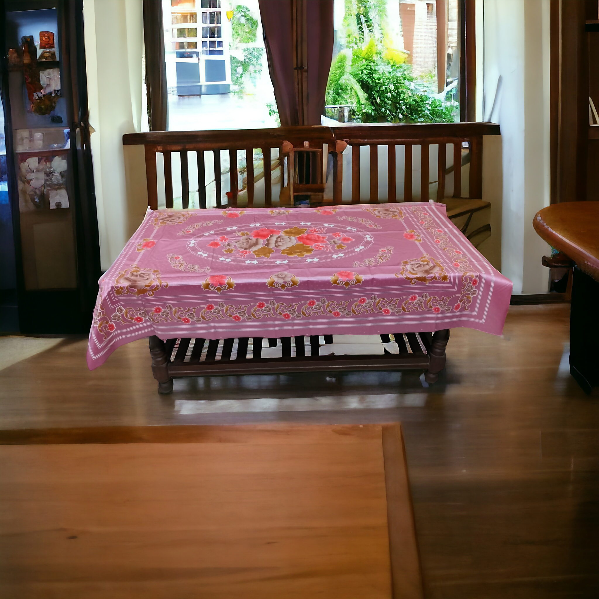 MD Table Cover 3D Printed Polyester for 2 to 4 Seater Tables (40 x 56 Inches)