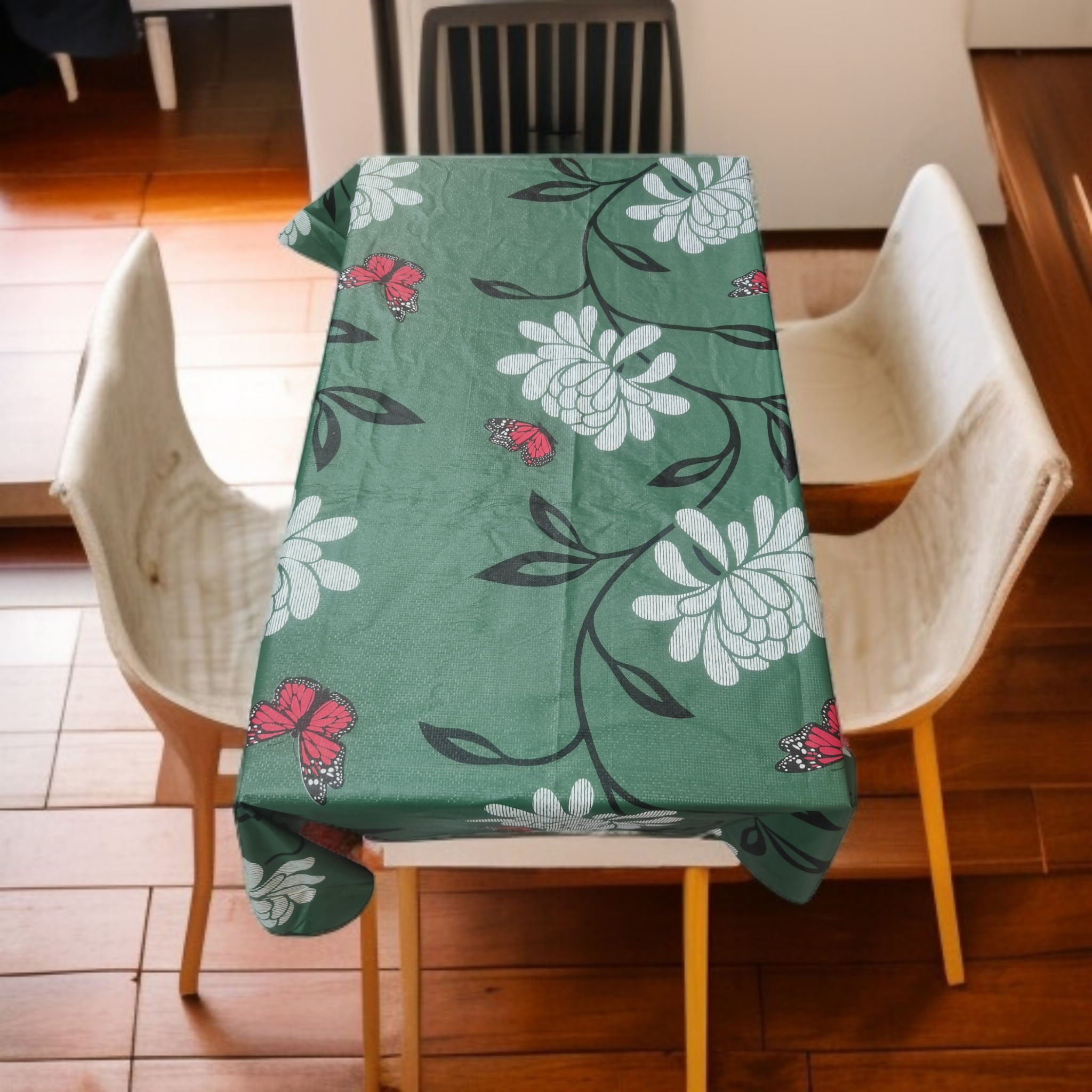 Mopak Decor 3D Printed Table Cover without Lace for 2-4 Seater (40 x 54 inches)