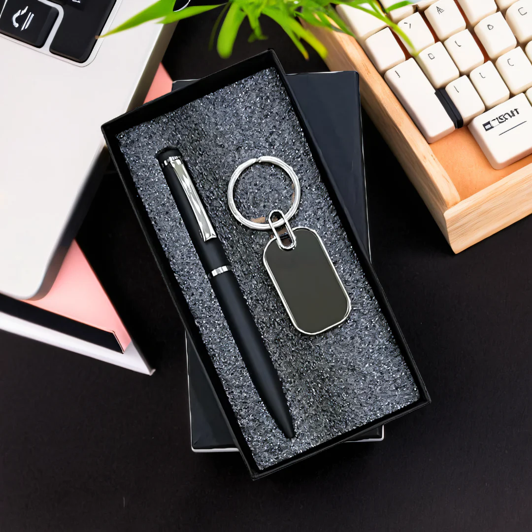 Personalized Pen & Keychain Set - Corporate Gift