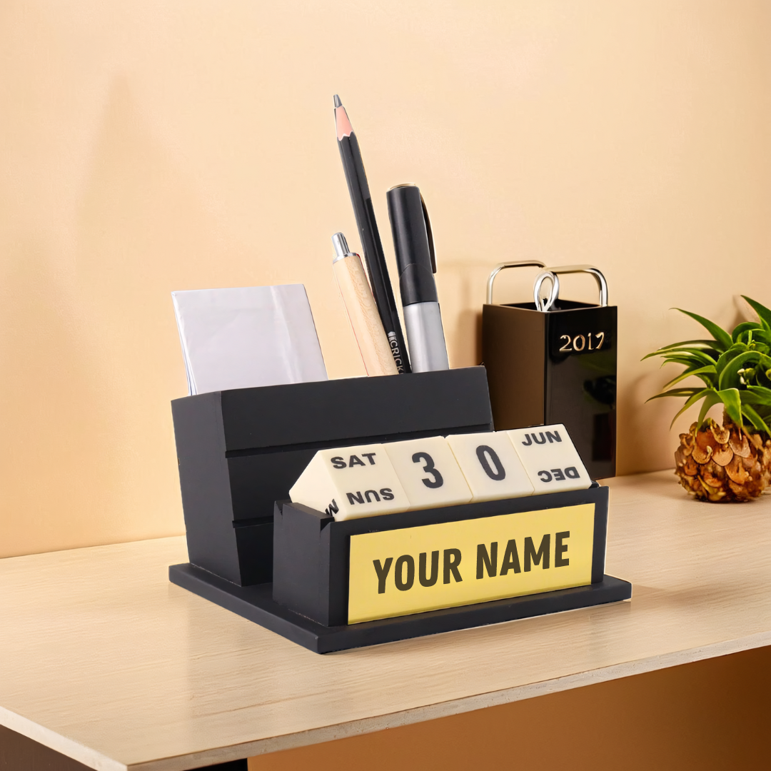 Elevate Your Gifting with Wooden Desk Organizer
