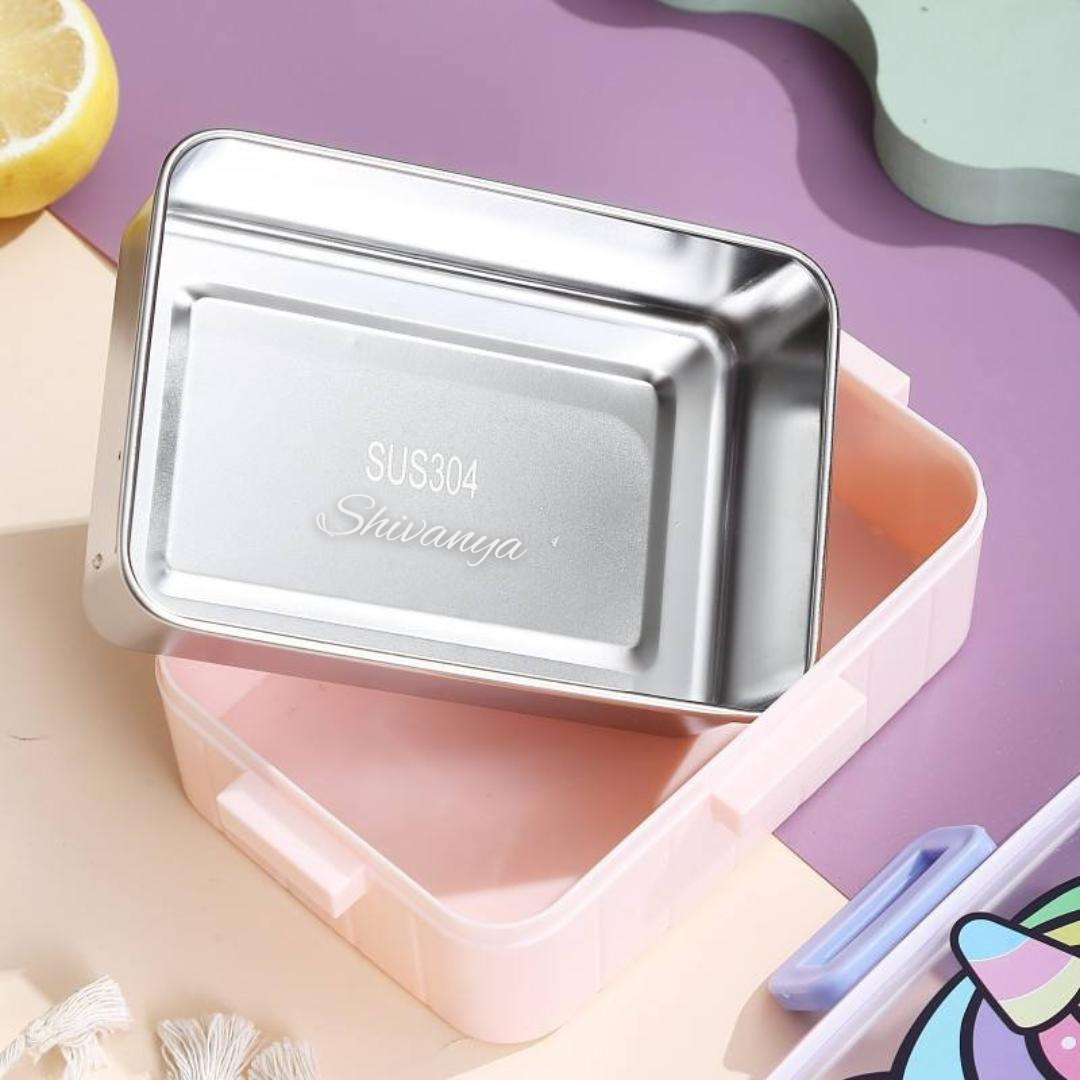Insulmate Stainless Steel Leak-Proof Lunch Box With Spoon