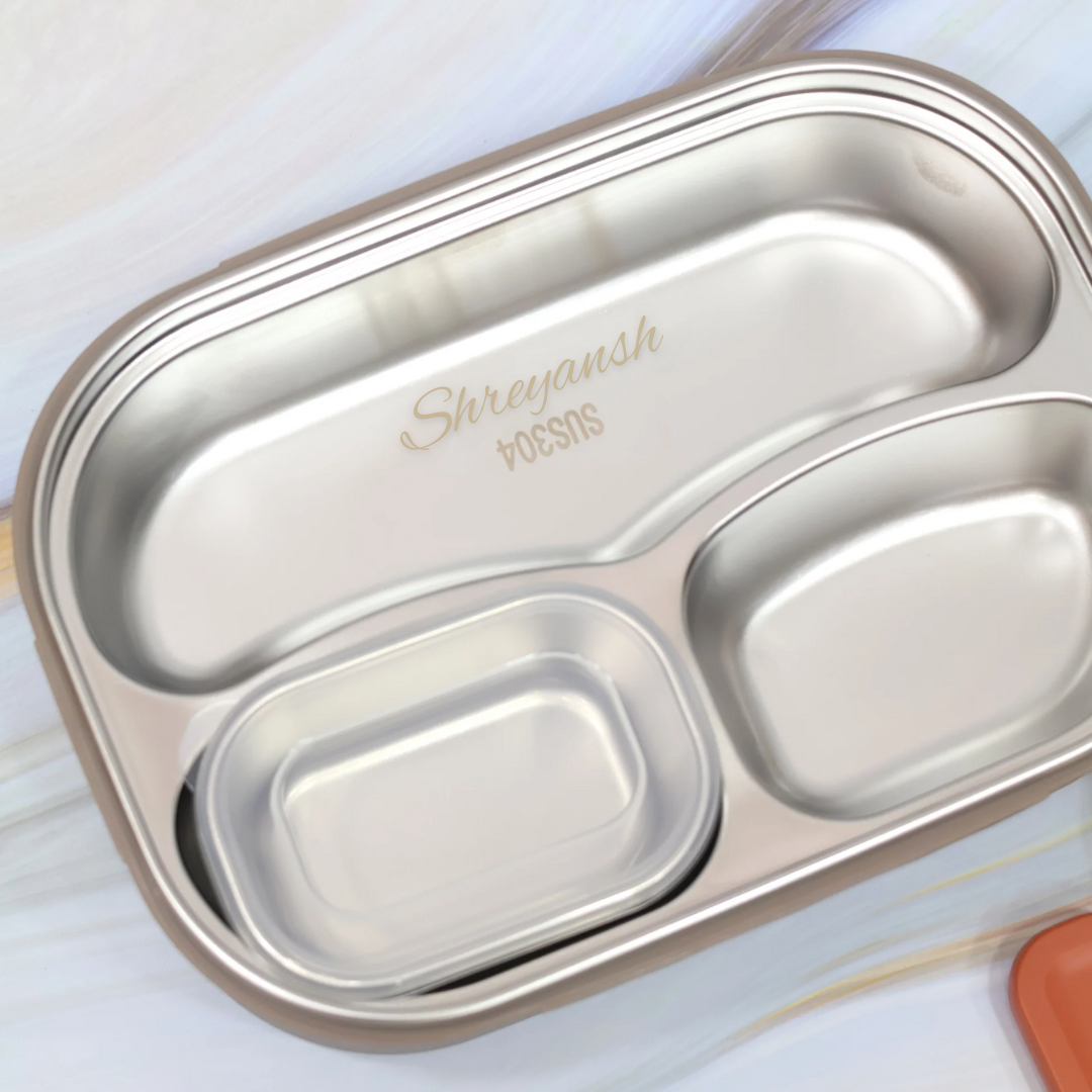 Bear, Unicorn, Duck Leek Proof Stainless Steel Lunch Box