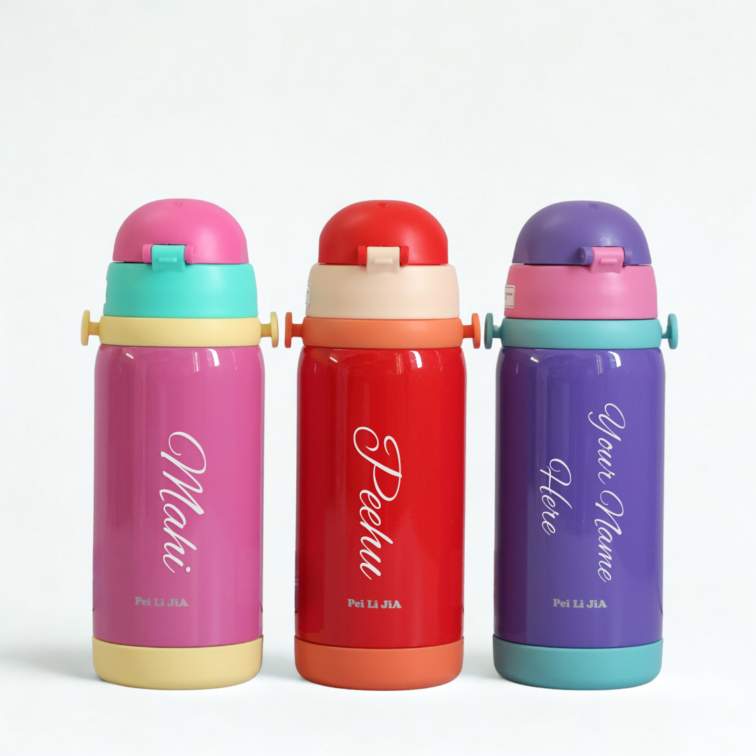 Unicorn Vacuum Bottle – 450ml Double Lid Magic