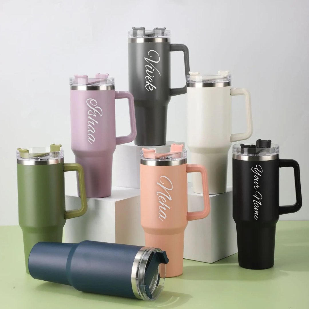 Personalized Large Capacity Stainless Steel Tumbler 1200ml