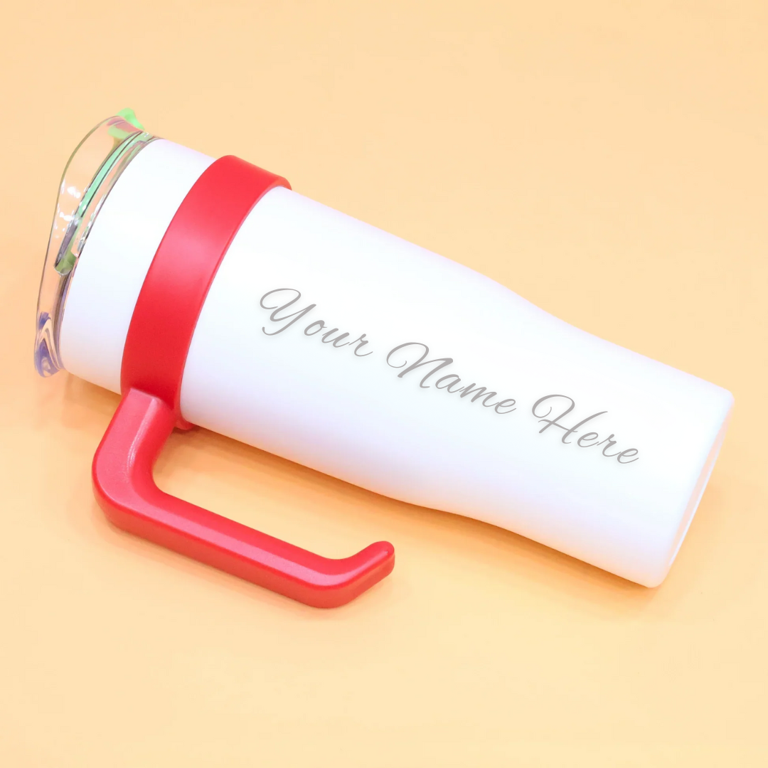 Large Capacity Stainless Steel Vacuum Tumbler With Handle 1250ml