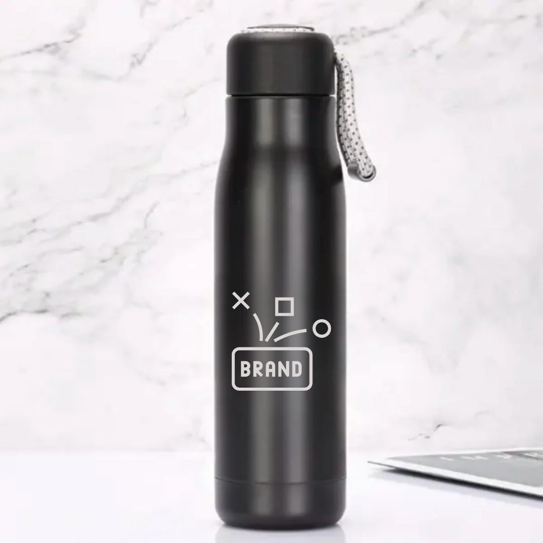 Personalized Bottle with Strap - For Corporate Employee, Client Gifting