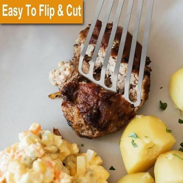 P-Plus International Stainless Steel Wide Thin Fish Spatula