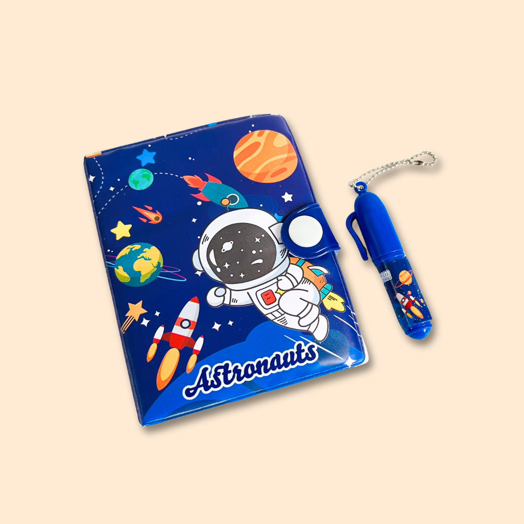 Space Theme Diary & Pen Set – Explore Your Thoughts