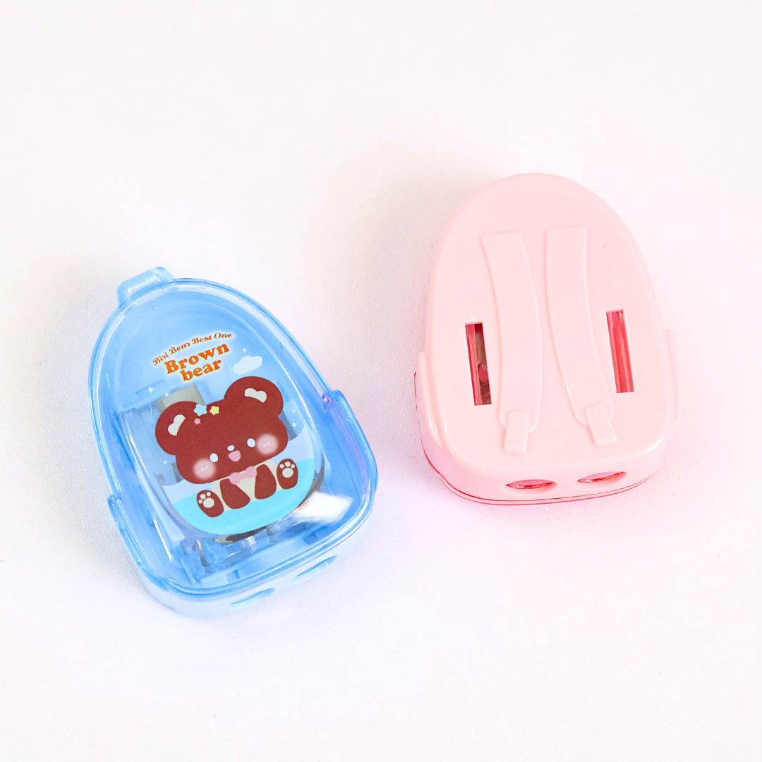 Happy Bear Buddy – Dual Hole Pencil Sharpener!