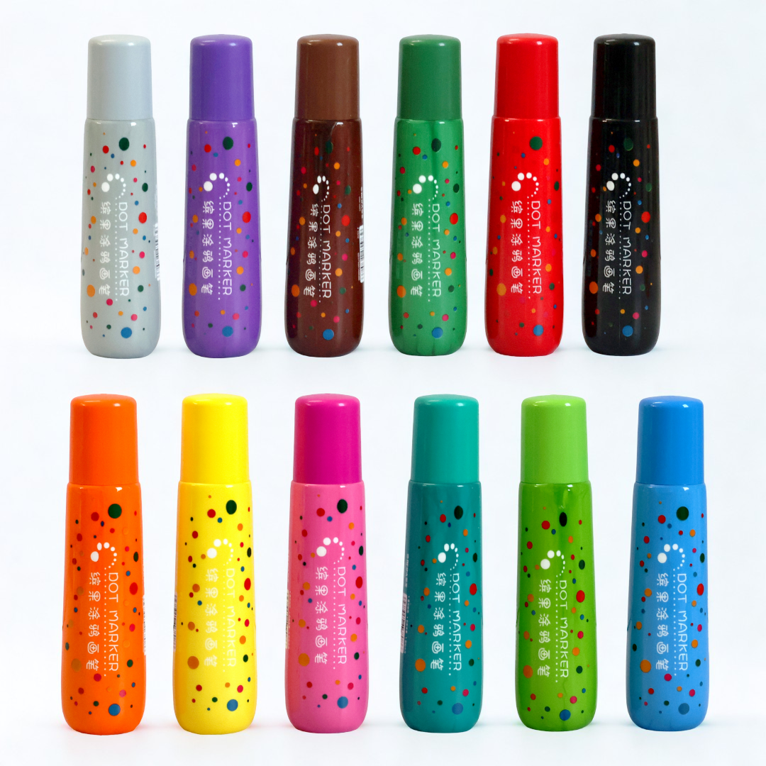 DIY Art Colorfull Dot Markers - DIY Painting Fun