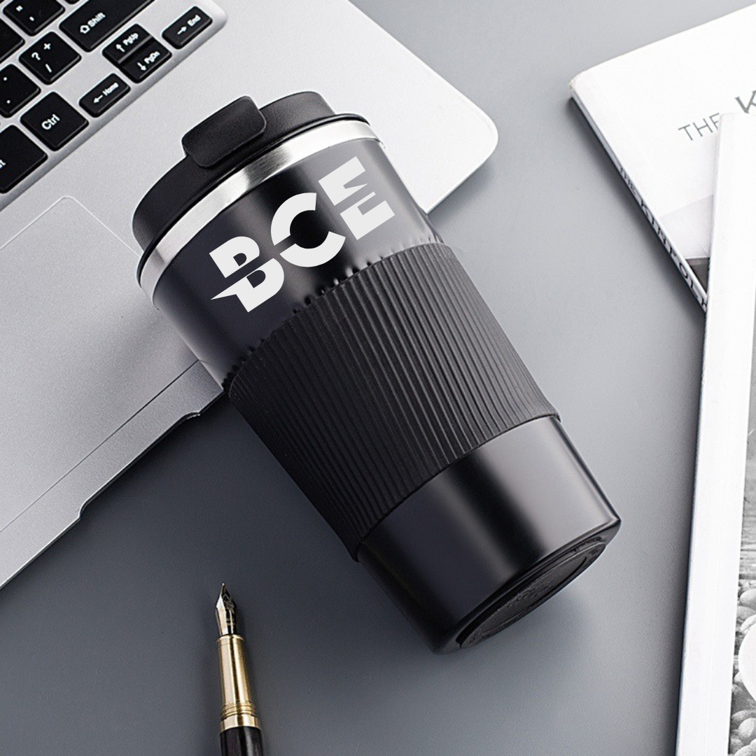 Stainless Steel Vacuum Coffee Mug with Sleeve 510ml